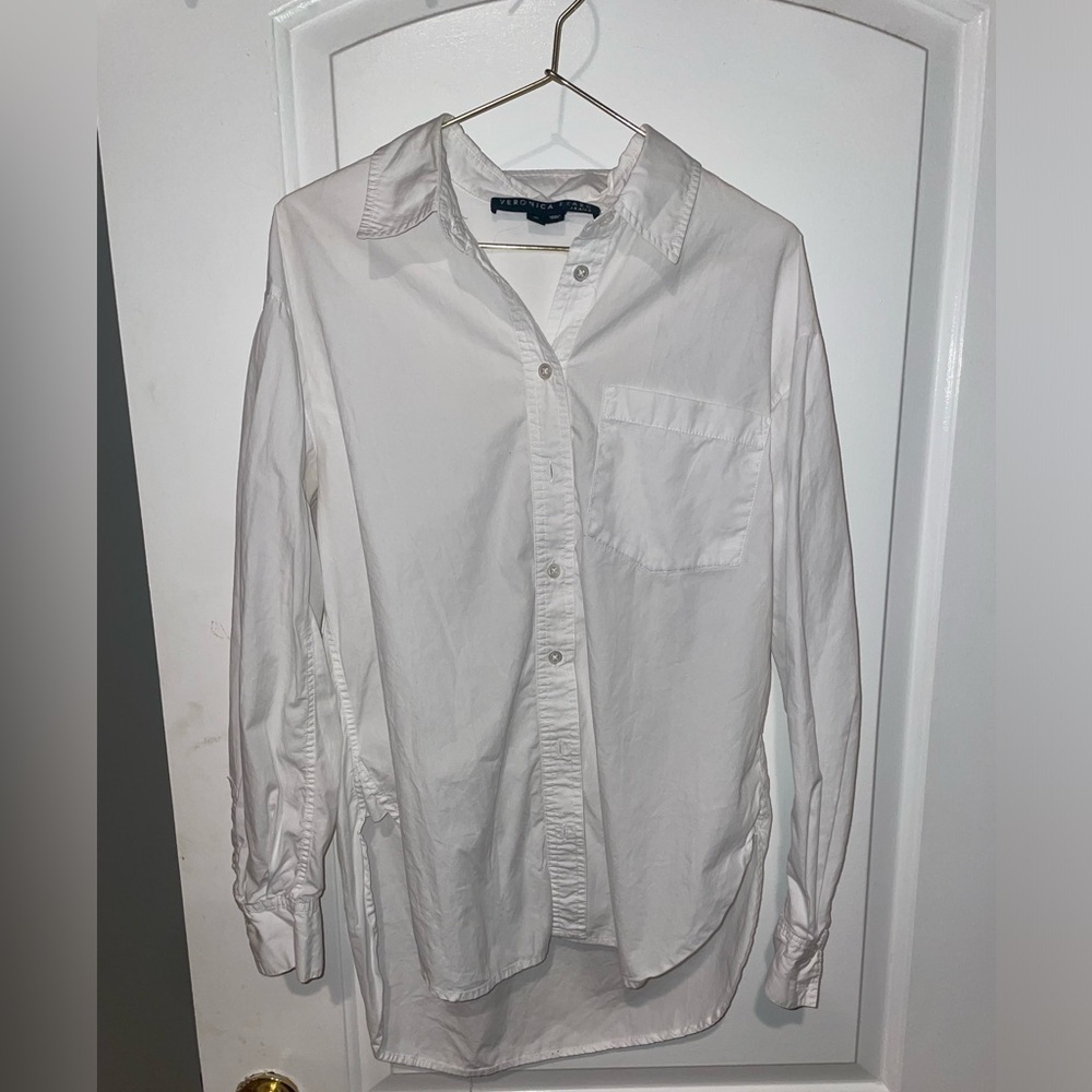 Veronica Beard Keiko White 100% Cotton button down Top 🤍 XS Sold Out! - Picture 12 of 16